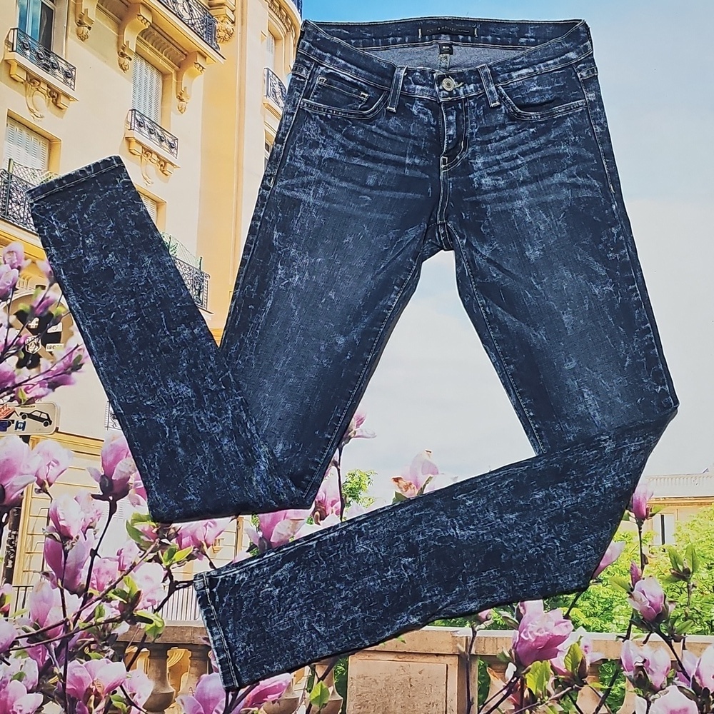 Flying Monkey Dark Blue Skinny Low Waist Skinny Jeans Size 25